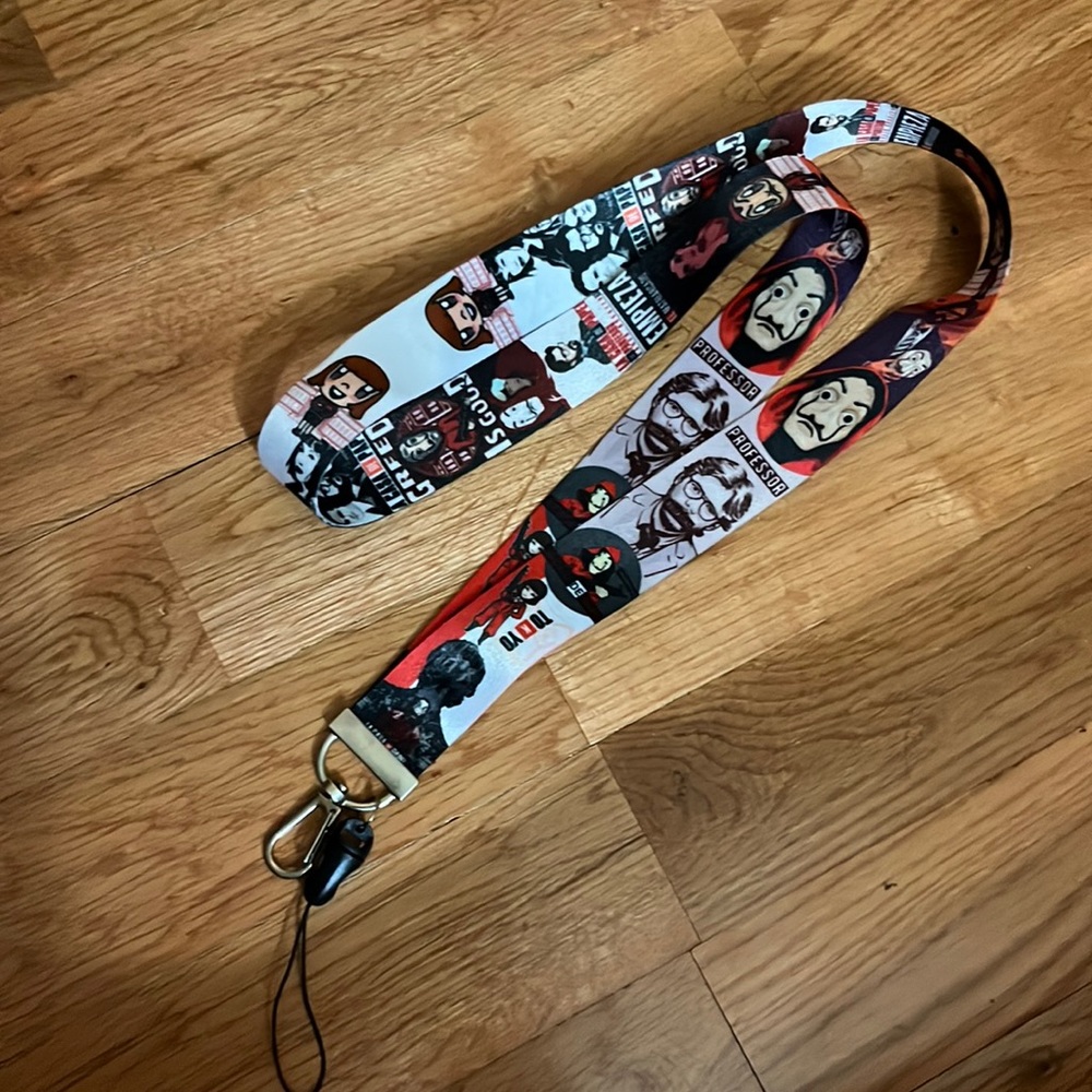 (Free with purchase msg me) Money heist lanyard